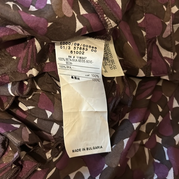 Henry Cottons  Purple Ruffled Women's Top - Picture 9 of 10